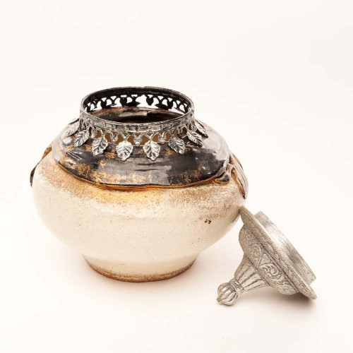 Pot déco moyen ouvert - Nathalie Pinto