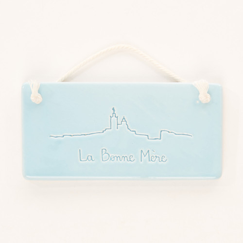 Plaque La Bonne Mère Bleu - Créatini