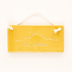 Plaque Lou Garlaban Jaune - Créatini