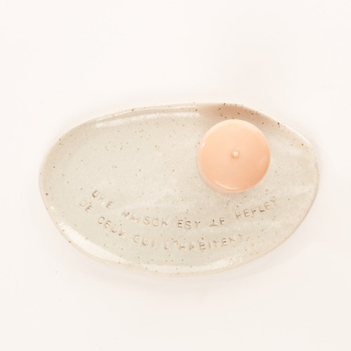 Autre vue Vide poche bougie - Mona Chabada