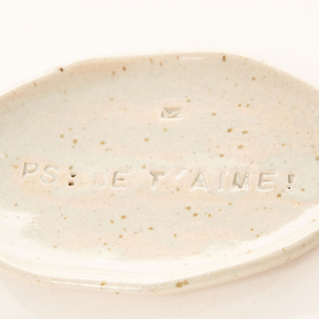 Détail Range bijoux PS: je t'aime - Mona Chabada