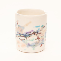 Tasse blanc impression marine - Louis Sicard