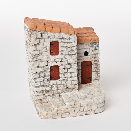 Maison 2 toits socle escalier pm - Atelier de Vicken