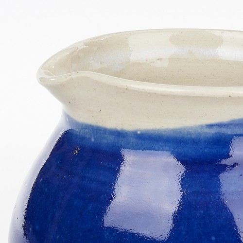 Détail Pichet grand modèle bleu pétrole 1,2 litre - Atmosterre