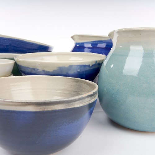 Groupe Pichet grand modèle bleu gris 1 litre - Atmosterre