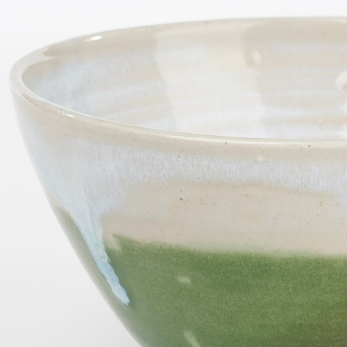Détail Saladier petit bleu vert - Atmosterre