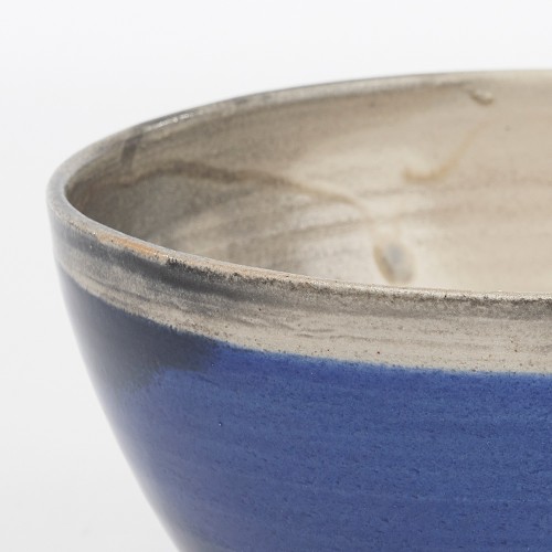 Détail Saladier petit bleu pétrole - Atmosterre