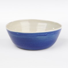 Saladier moyen bleu pétrole - Atmosterre