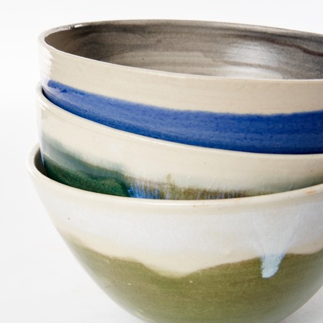 Groupe Bol grand bleu pétrole - Atmosterre