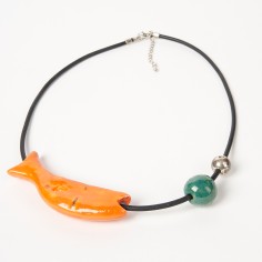 Collier poisson orange - Ellen 2