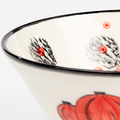 Détail Bol pm - Et le gris devient bleu