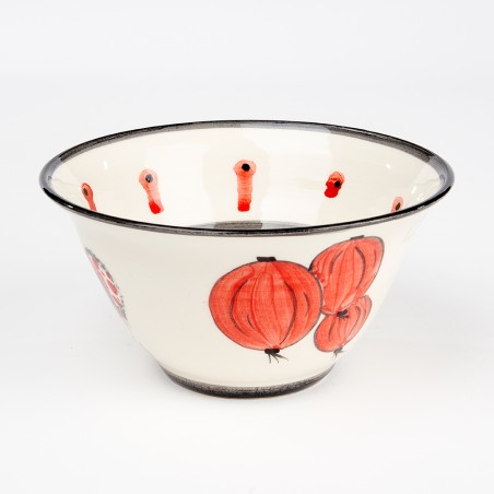 Bol rouge - Et le gris devient bleu