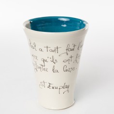 Verre gobelet gm - Et le gris devient bleu