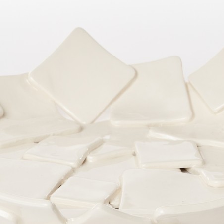 Détail Coupe fruit blanche forme carré - Isave