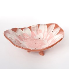 Corbeille à fruits pivoine rose mm - Les Mains dans la Terre