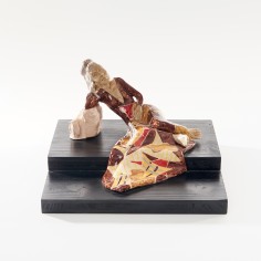 La pensive n°2 sur socle bois